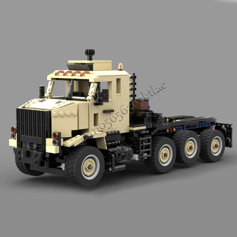1103PCS Oshkosh M1070 HET Serious 4520 Truck Model MOC DIY Building Block Brick Creative Assembly Toy For Children Birthday Gift