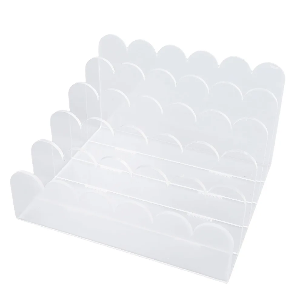 Premium Transparent Mail Organizer Acrylic 17.4 x 16.6 x 10.4cm Letter Sorter File Holder Office Desk