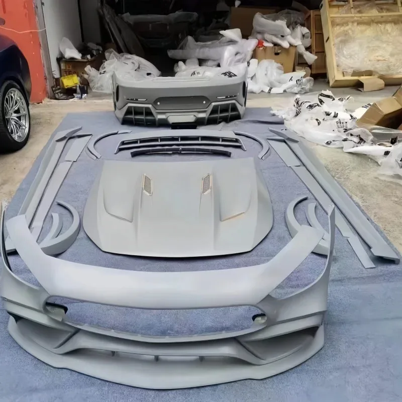 For Mercedes AMG GT50/53/63| SCL Semi-carbon Body Kit - Bumpers, Hood