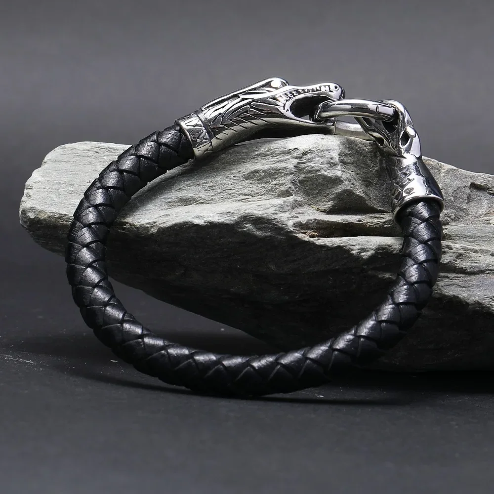 

Trendy Personalized Faucet Automatic Buckle Exquisite Men's for Leather Bracelet