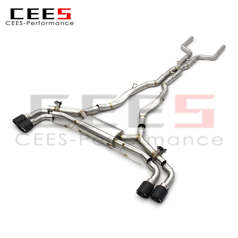 CEES Stainless Steel Performance Valvetronic Exhaust Pipes for BMW X5 X5M 4.4TT 2010-2018 Exhaust System
