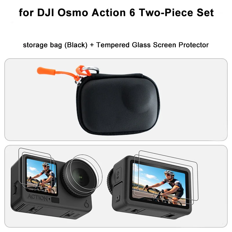 

Hard Shell Carrying Bag for DJI Osmo Action 6/6 Pro Nano Protective Storage Case for Vlogging Action Camera Accessories