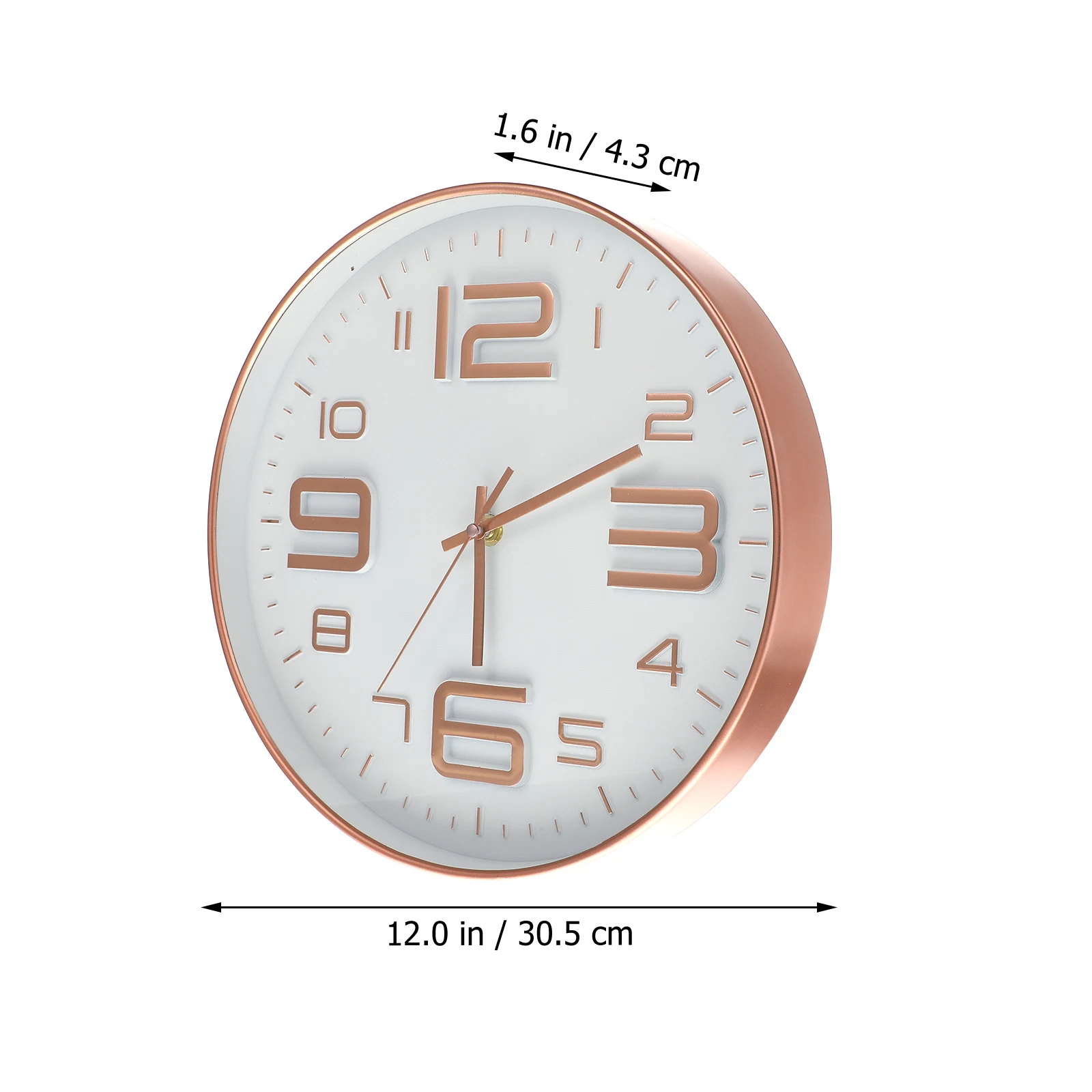 

Silent Modern 3D Round Non-Ticking Mechanism Home Decor Living Room Bedroom Bar Hotel Light Glass Creative Mute Large