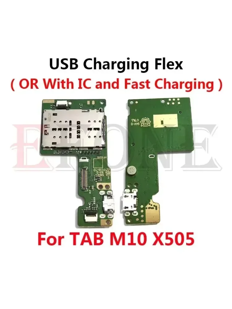 For Lenovo Tab M10 HD TB-X505F X505 USB Charging Board Dock Port Flex Cable Repair Parts