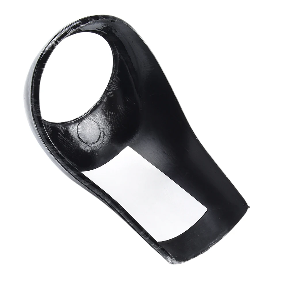 1pcs Gear Shift Knob Decorative Cover For Mercedes For Benz W204 W212 A C E GLS Class Carbon Fiber Pattern Handle Sleeve Shell