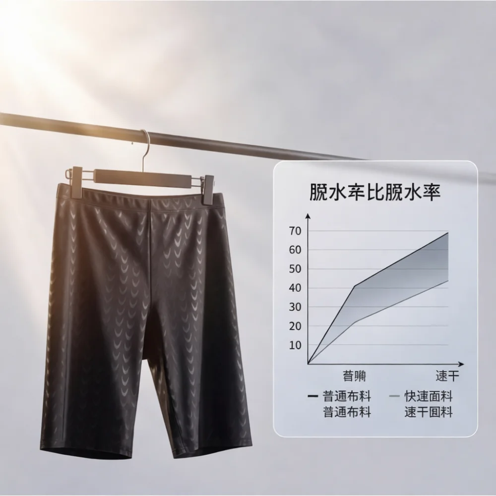 Mens Shark Pattern Swim Shorts Quick Drying Loose Board Trunks Comfortable Beachwear Breathable Swimming Pants For Men