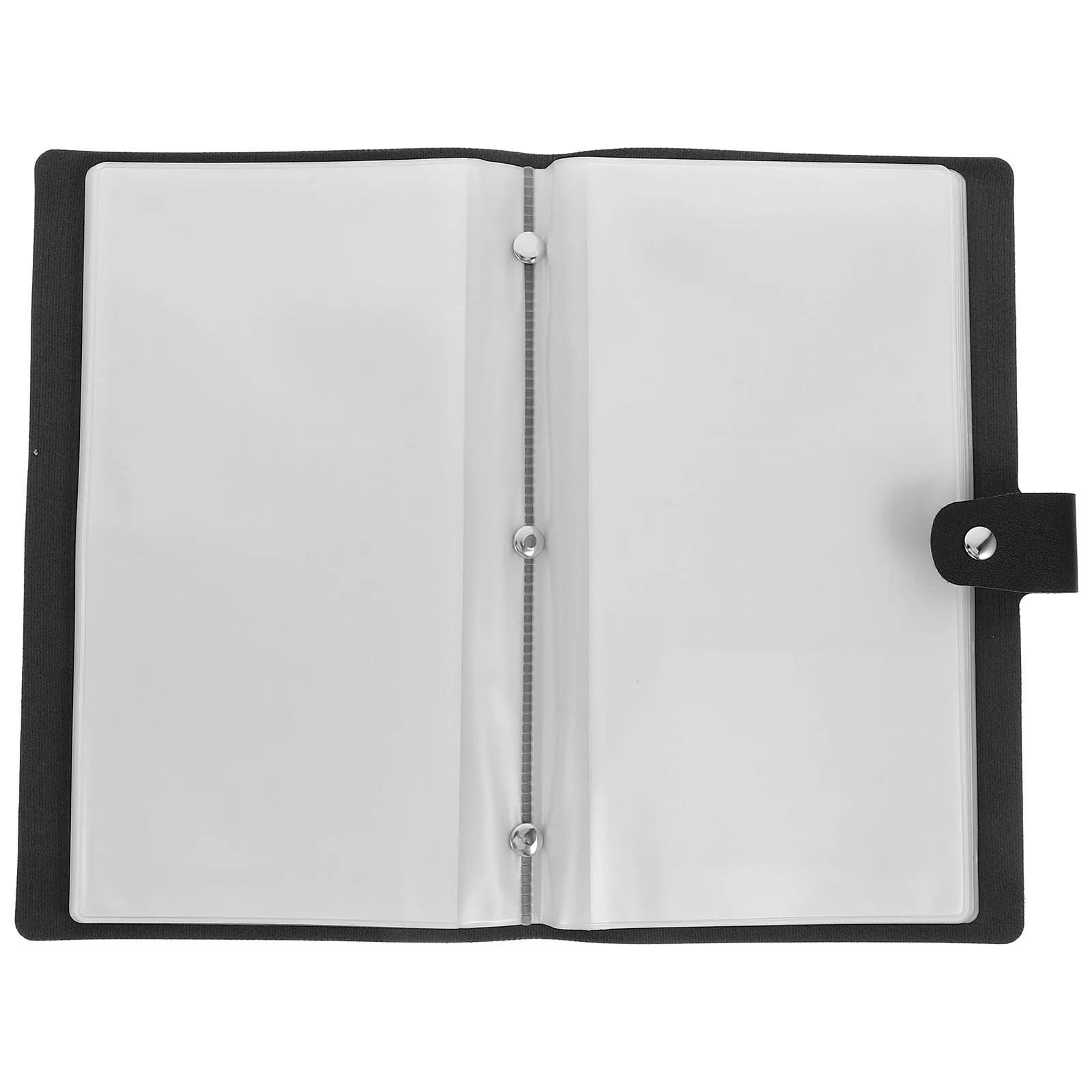 Plastic Invoice Album Pu Waterproof File Storage Office Bill Organizer Portable Document Holder For Receipts Contracts