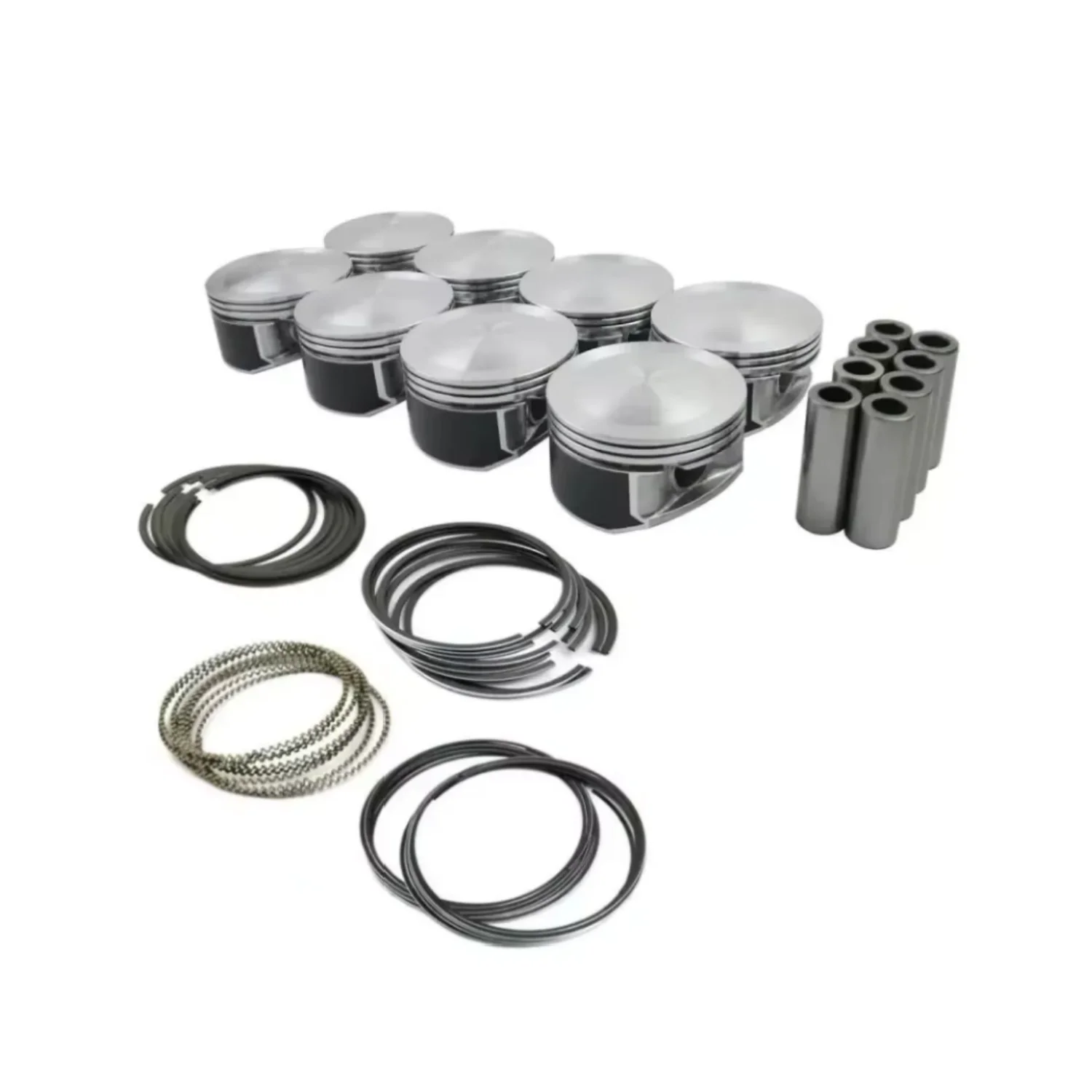 Engine Parts Pistons & Rings Set Fit 5.7L V8 GAS For Dodge Ram Magnum Durango Charger 2500 Chrysler 300 Jeep 5.7L HEMI OHV 03-08