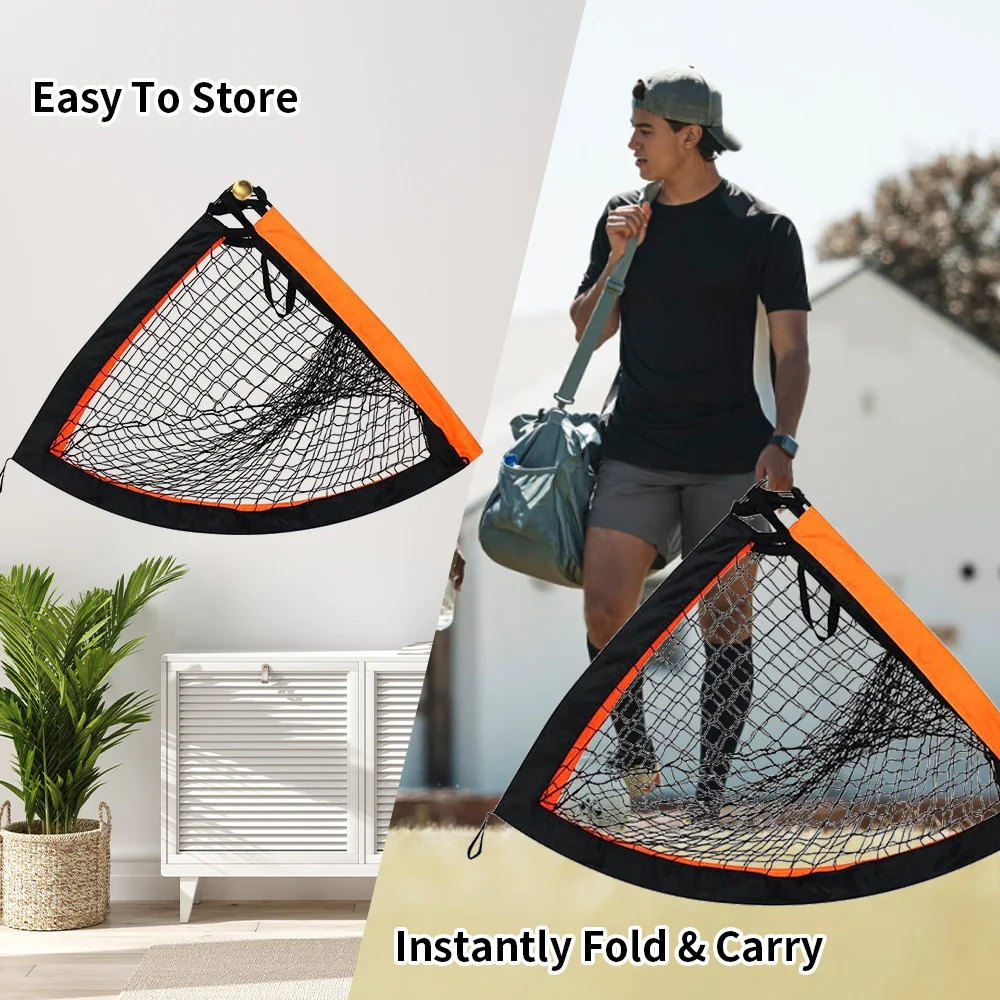 هدف كرة قدم محمول للأطفال مقاس 4 × 3 بوصات هدف كرة قدم منبثق للفناء الخلفي داخلي وخارجي شبكة كرة قدم للأطفال خفيفة الوزن وقوية