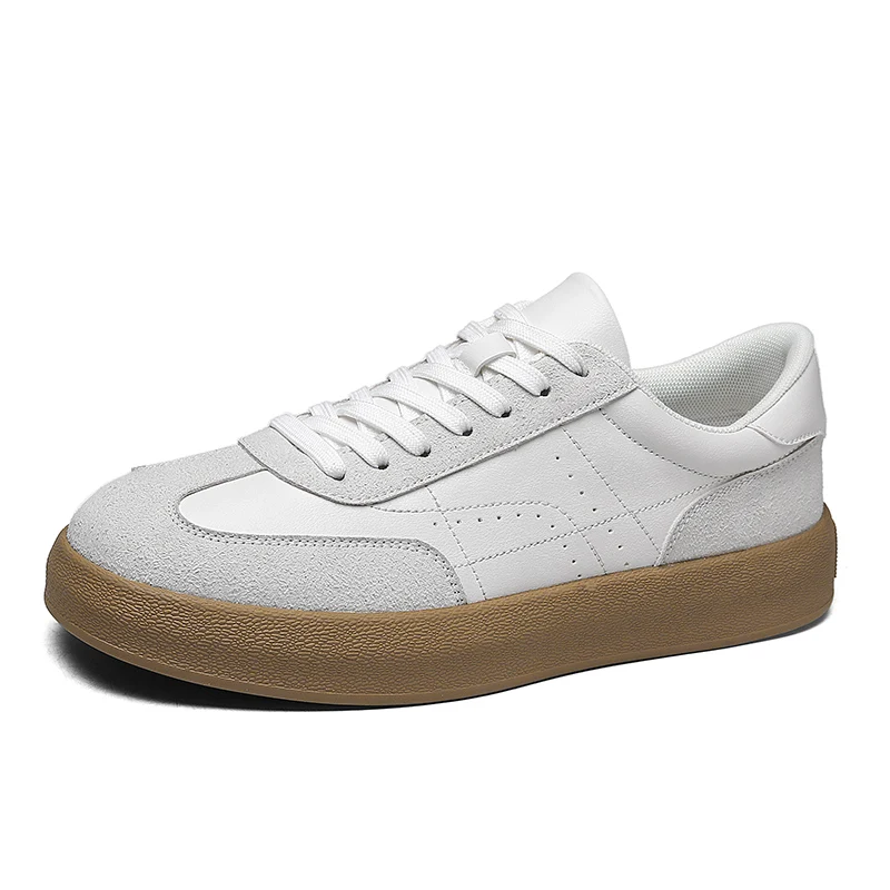 

Men's motorcycle spring rubber sole fashionable casual board shoes comfortable, breathable and versatile men's shoes