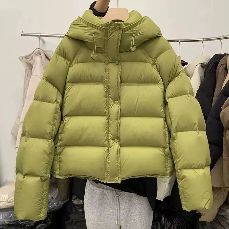 

Winter Jacket Women Parkas 2025 New Casual Hooded Thick Down Cotton Padded Parka Female Short Coat Warm Outwear Overcoat