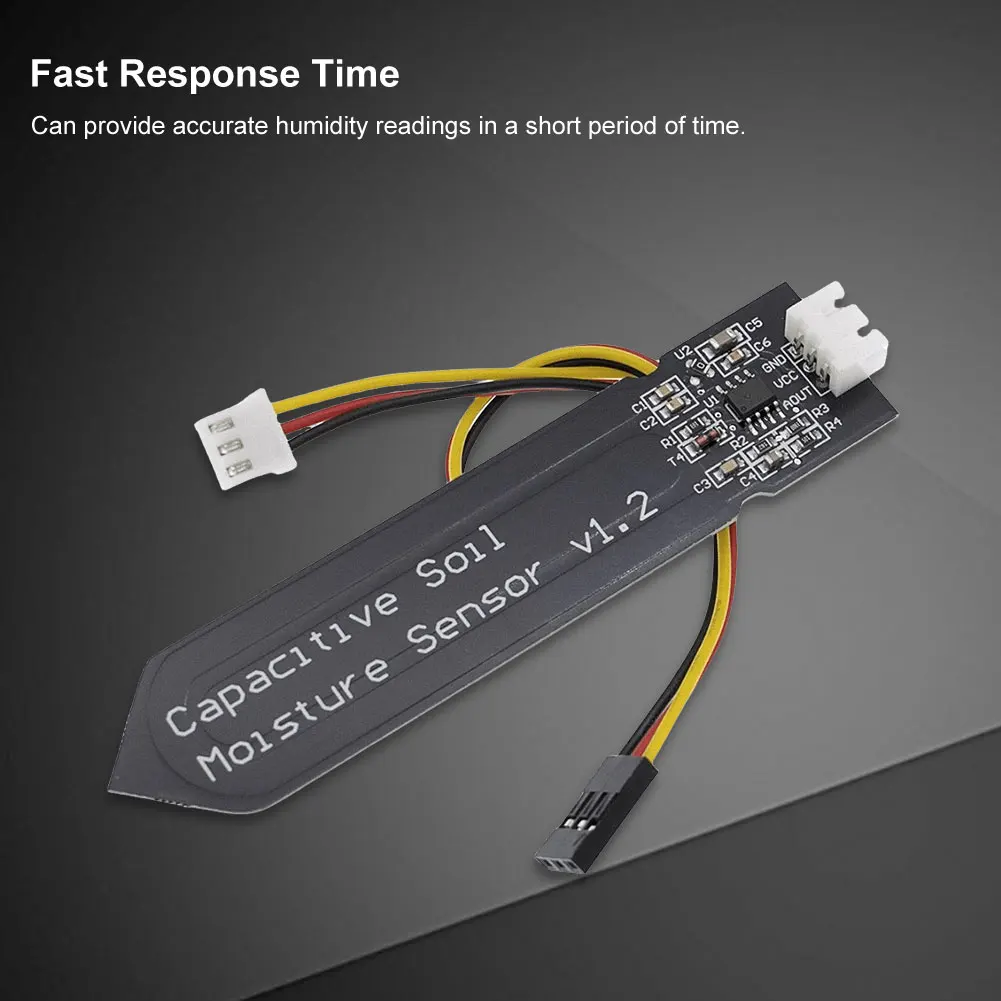 Capacitive Soil Moisture Sensor Module Wide Voltage 3.3V Soil Humidity Moisture Sensor Module W/ Gravity for Arduino