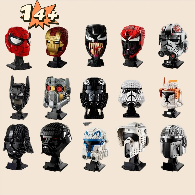 غالاكسي التعادل المقاتل الطيار Stormtrooper فيدر داسفيدا الكابتن ريكس خوذة ATAT سائق بنة الطوب لعبة عيد الميلاد هدية عيد ميلاد #1
