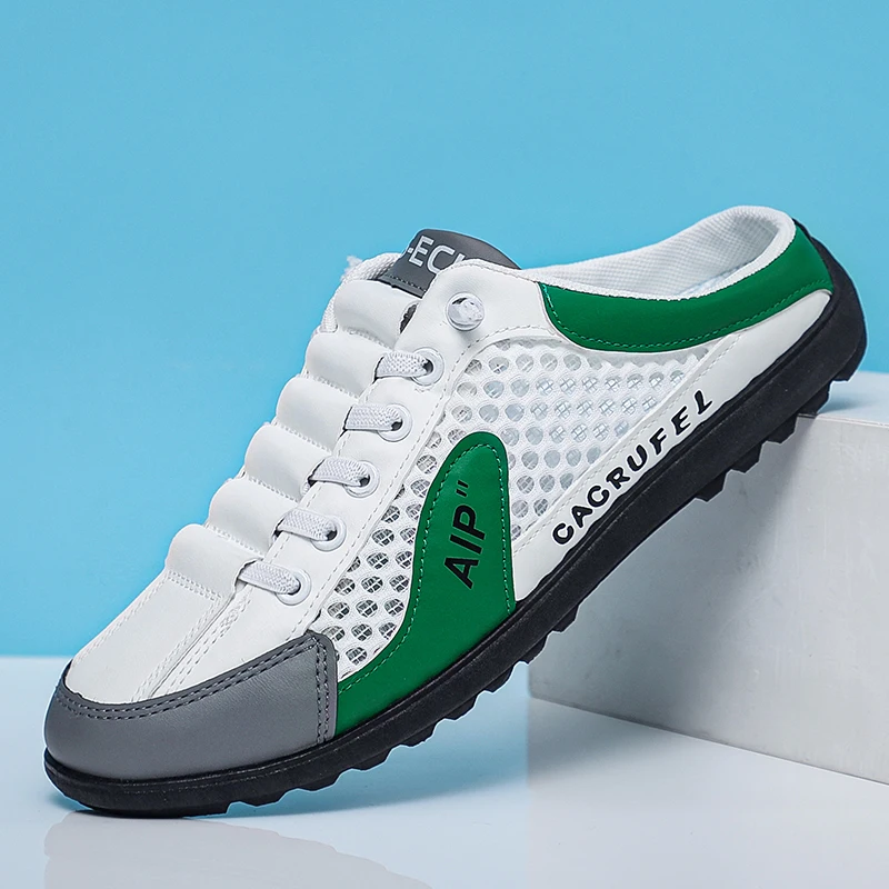 

Уличная мужская повседневная обувь, дышащие мужские полутапочки, удобные прогулочные кроссовки, спортивная обувь для бега, тенниса