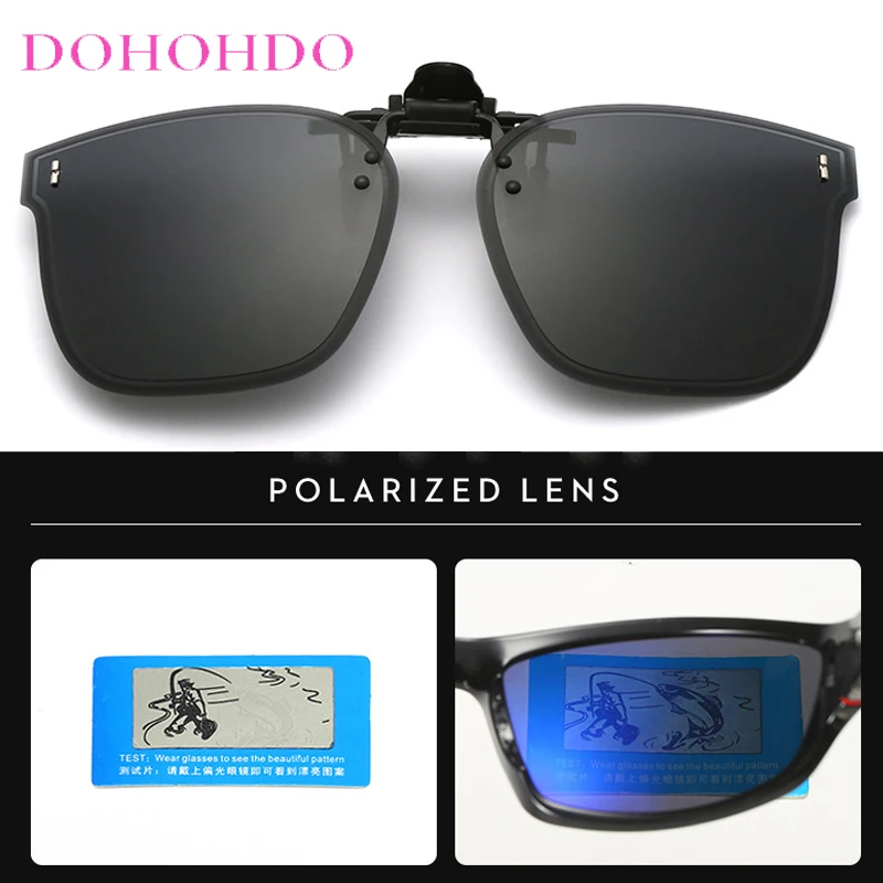 

Polarized Photochromic Lenses Night Vision Lenses Clip On Sunglasses Women Men UV400 Anti-Glare Driving Sports Goggles Unisex