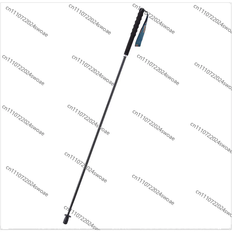 Ultra-light high modulus 3k plain weave bright carbon fiber folding mountaineering off-road walking stick