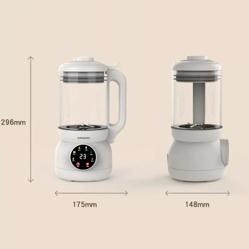 Multifunctional Household Wall Breaker 1000ml Portable Soybean Milk Maker Smart Timing Filter-free Juicer LED Digital Display