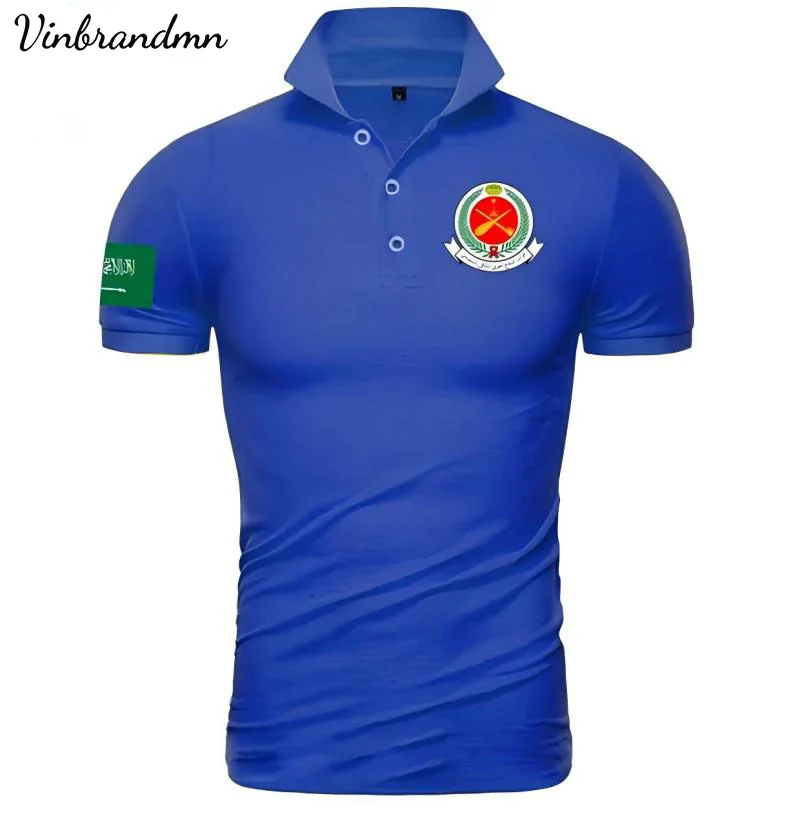 Kingdom of Saudi Arabia Polo Shirt Saudi Arabian Army SA SAU Polo Shirts Country Tactical Military Royal Saudi Air Defense Shirt