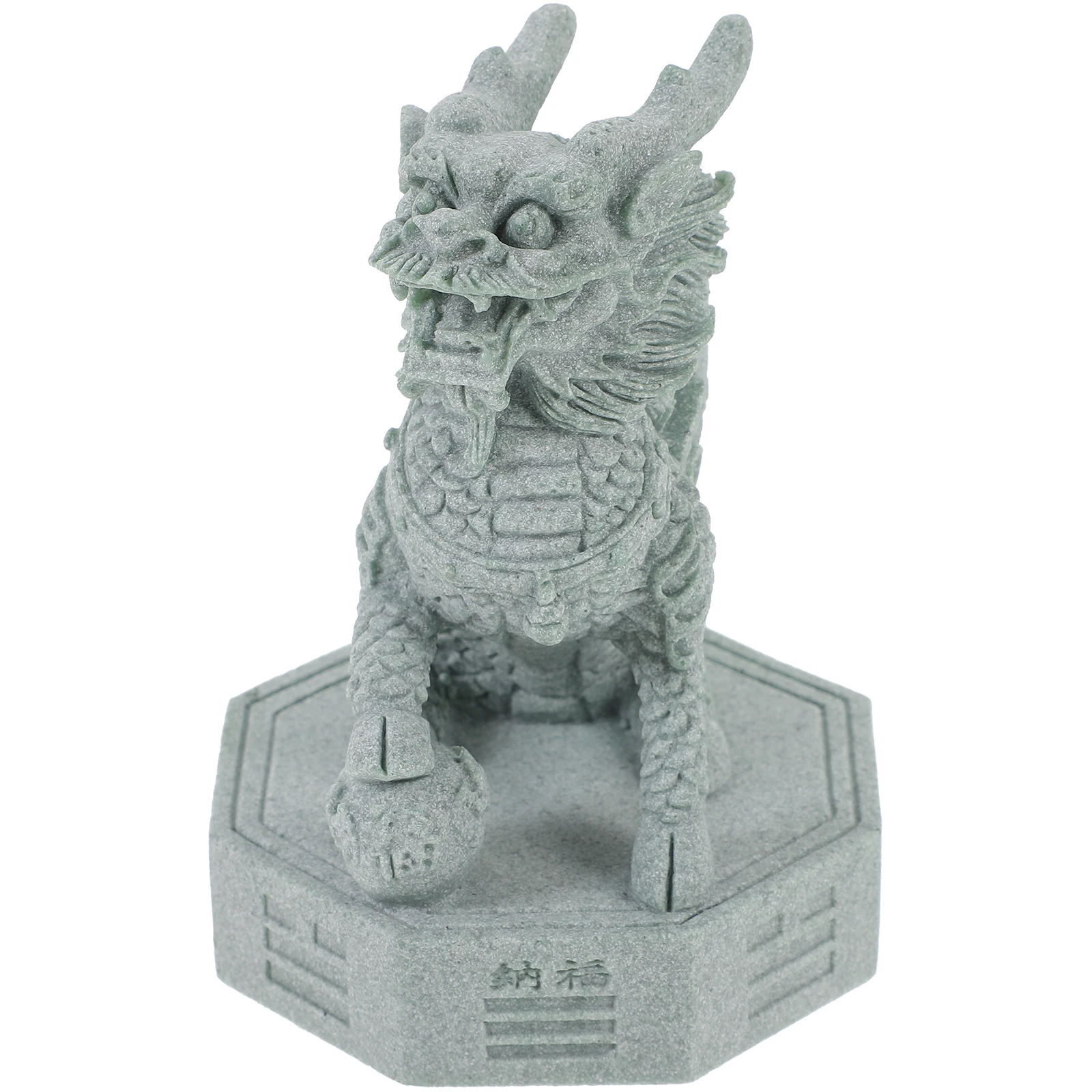 

1pc Kylin Statue Sculpture Animal Desktop Garden Ornament Gift For Wedding Anniversary Festival Chinese Culture Lover Exquisite