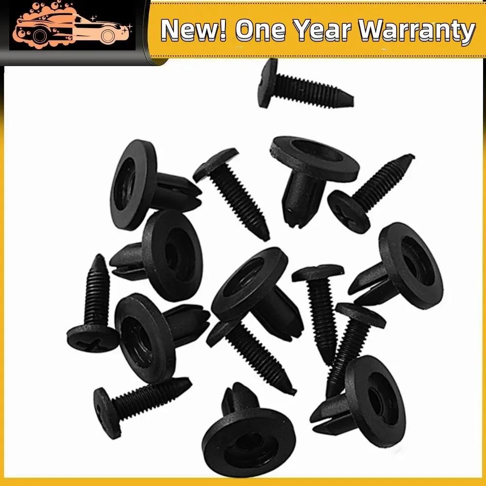 10PCS 6mm Auto Bumper Fastener Clip Hole Rivet Retainer Push Engine Cover Car Door Bumper Cover Fasteners for Honda