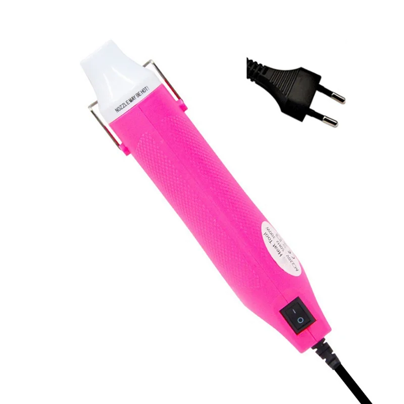 Nuovo! !300W Macchina Ad Aria Calda Mini Ventilatore di Temperatura di Energia Elettrica Asciugatrice A Caldo Per L'artigianato Goffratura Involucro Termoretraibile PVC Spina di UE