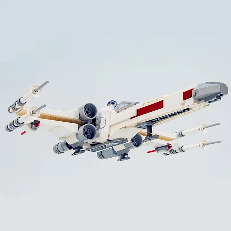 Galaxy-Space-Plane Spaceship Poe Starships Fighters Battle Aircraft Model Building Blocks Bricks Gift Boys Set Kid