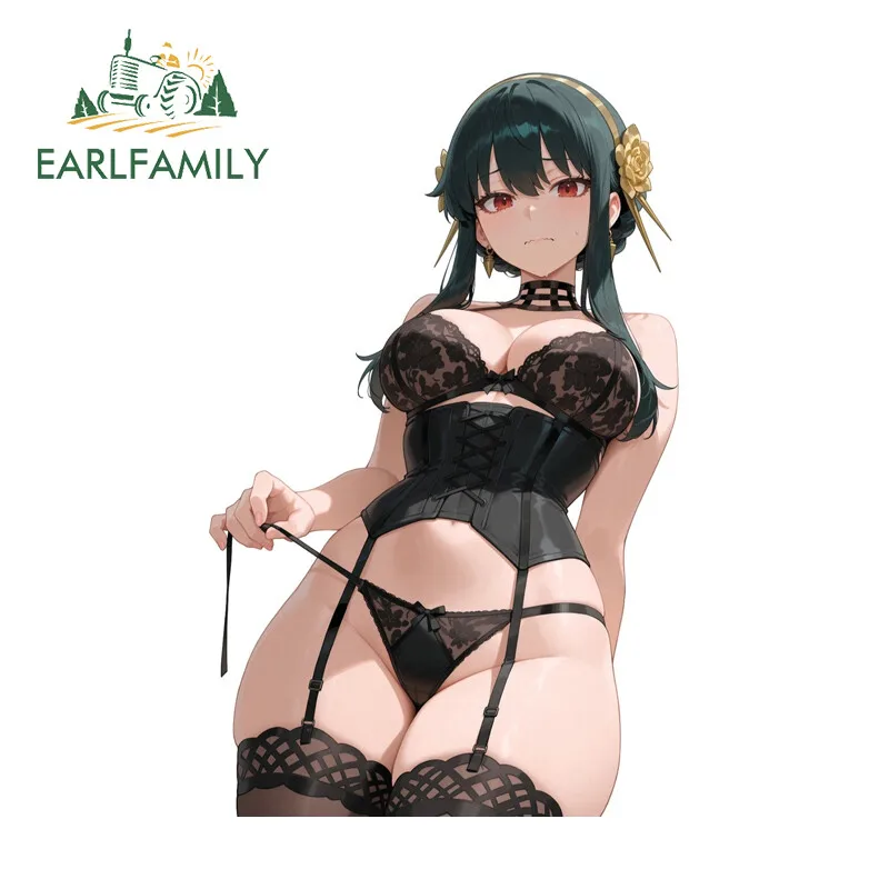 

EARLFAMILY Привлекательная наклейка на автомобиль с изображением Йор Форджер, модная наклейка на лобовое стекло, декоративная наклейка на тележку, стильное украшение для скейтборда