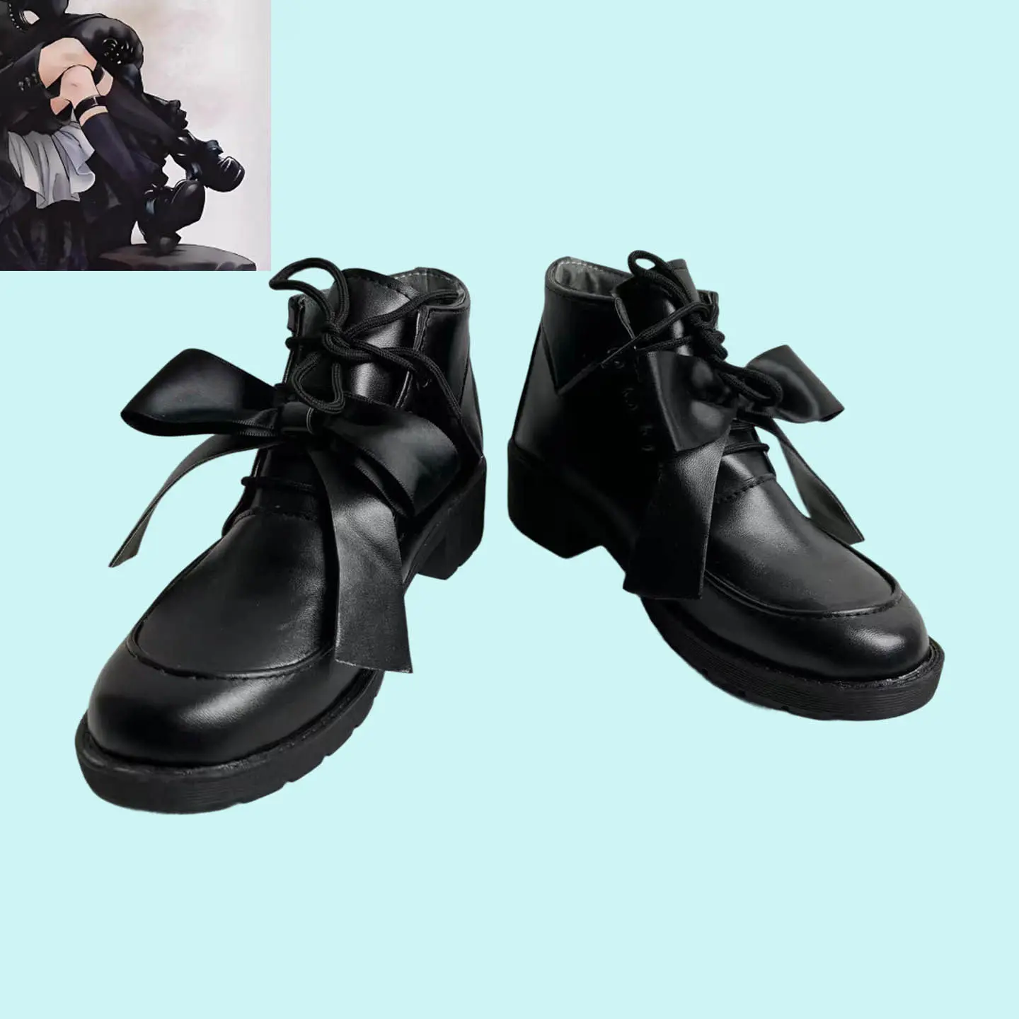 Black Butler Cosplay Ciel Phantomhive Cosplay Shoes Boots Game Halloween Party Role Play Custom Made