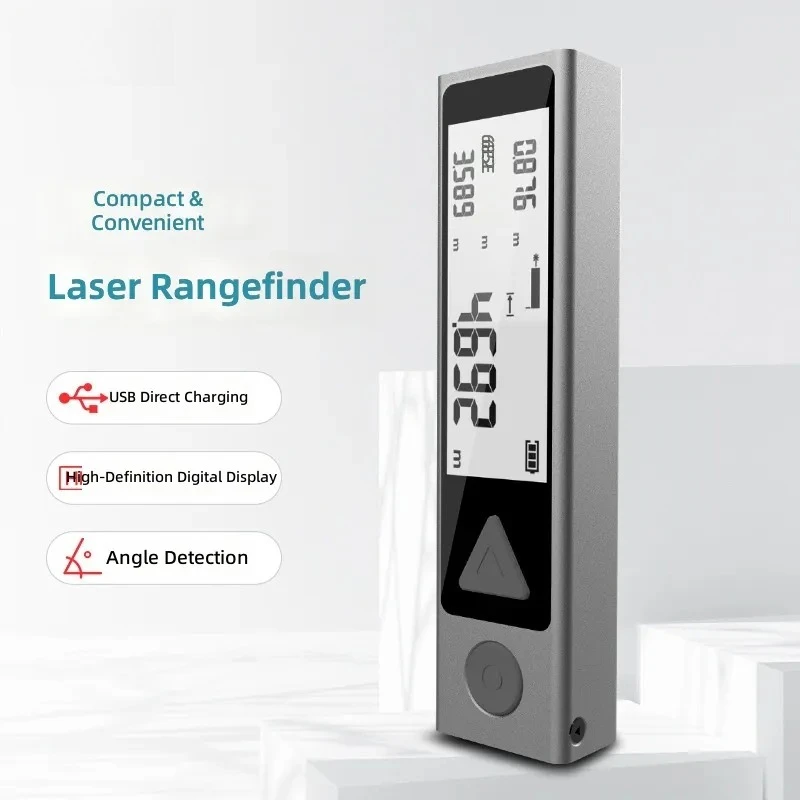 for  Laser Rangefinder Measuring Instrument Infrared Distance Meter Mini Electronic Ruler Tool