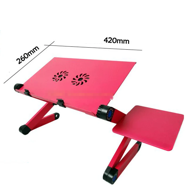 Folding Laptop Stand Computer Desk Lifting Portable Computer Desk Adjustable Ergonomic Heightening Laptop Radiator Sofa on Bed