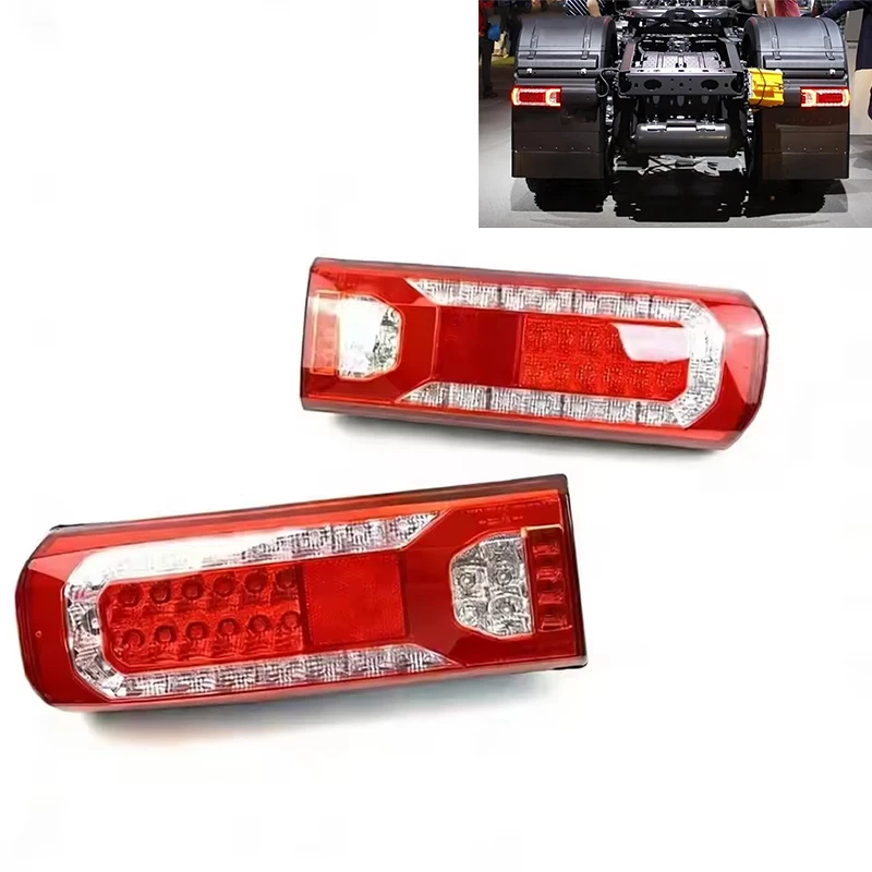 

24V truck Tail Lamp For Benz ACTROS MP4 5 Taillight Assembly LEFT/RIGHT BUZZER Original Hole Position Installation 1PC