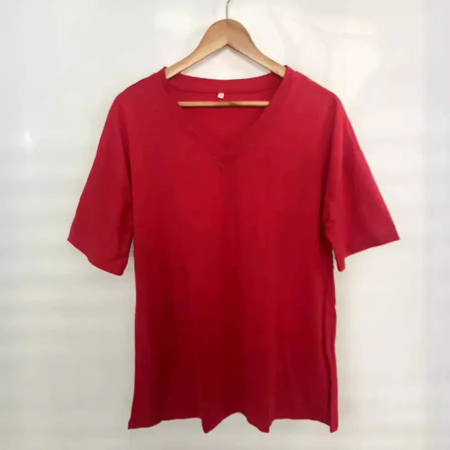 Cotton Black White Blue Brown Short Sleeve T Shirt Women Elegant Cotton Short T-shirt Female Office Women\'s Tee Shirt Summer