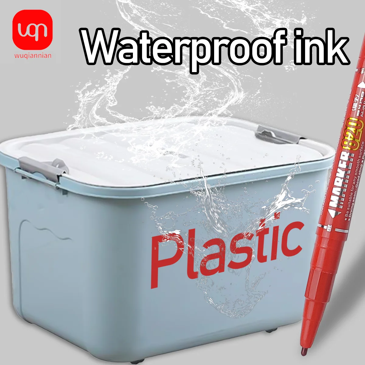 Double-Ended Permanent Markers With Waterproof, Quick-Dry,Oil-Based Ink Fine And Broad Tips DIY Labels,School,Office Art Markers