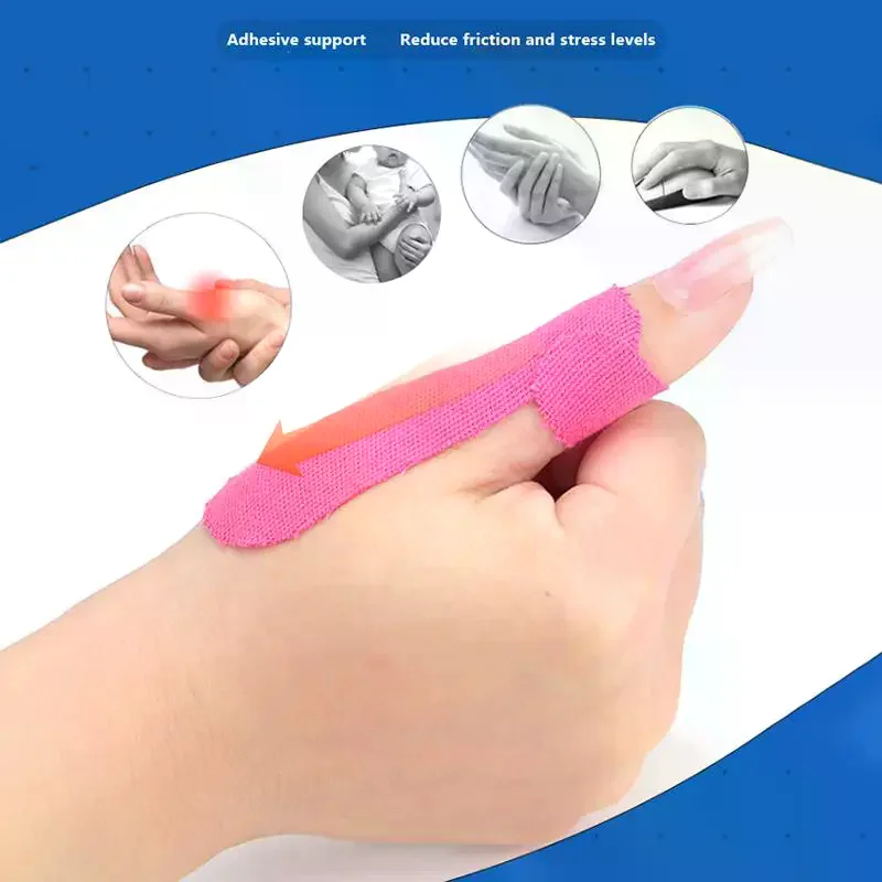 Parches de funda para tendón de muñeca y mano, pegatina protectora para pulgar y dedo, soporte para alivio del dolor, terapia para artritis, 15 Uds.
