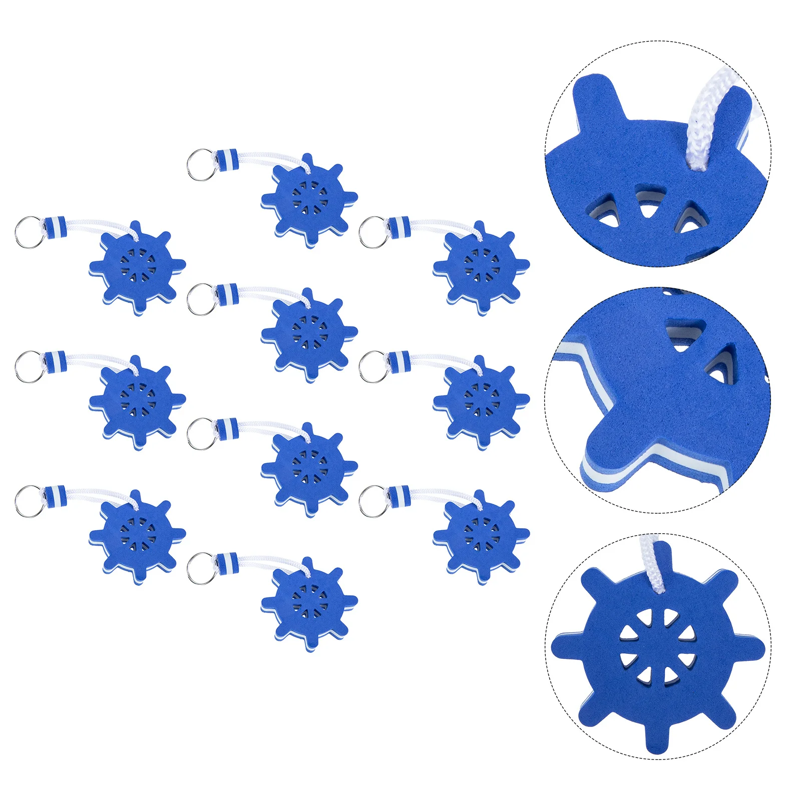 

10 шт. плавающие брелки Eva Foth безопасный прочный плавающий брелок для водных видов спорта плавание катание на лодках парусный спорт брелок из пены Eva