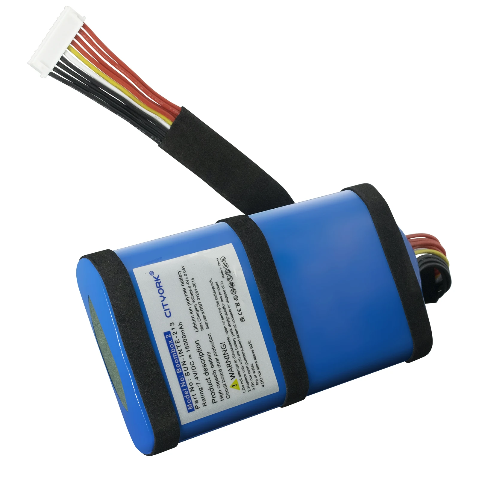 Batería de litio recargable de SUN-INTE-21 de alta capacidad de 15000mAh para baterías de Altavoz Bluetooth inalámbrico JBL BOOMBOX 2