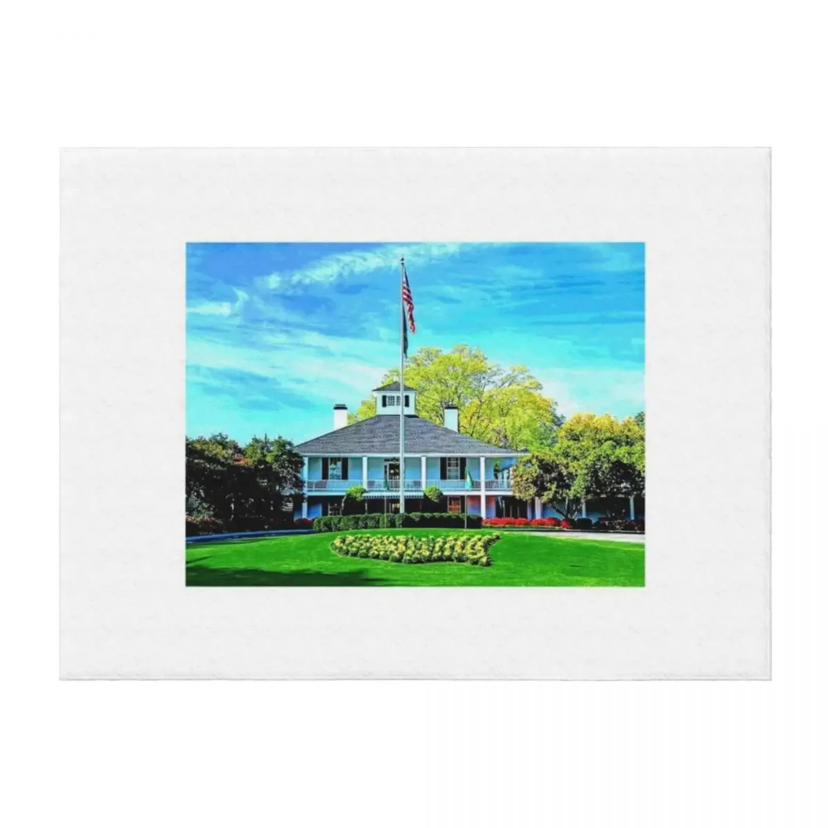 

AUGUSTA NATIONAL CLUBHOUSE Throw Blanket Weighted Flannels valentine gift ideas Sofa Throw Blankets