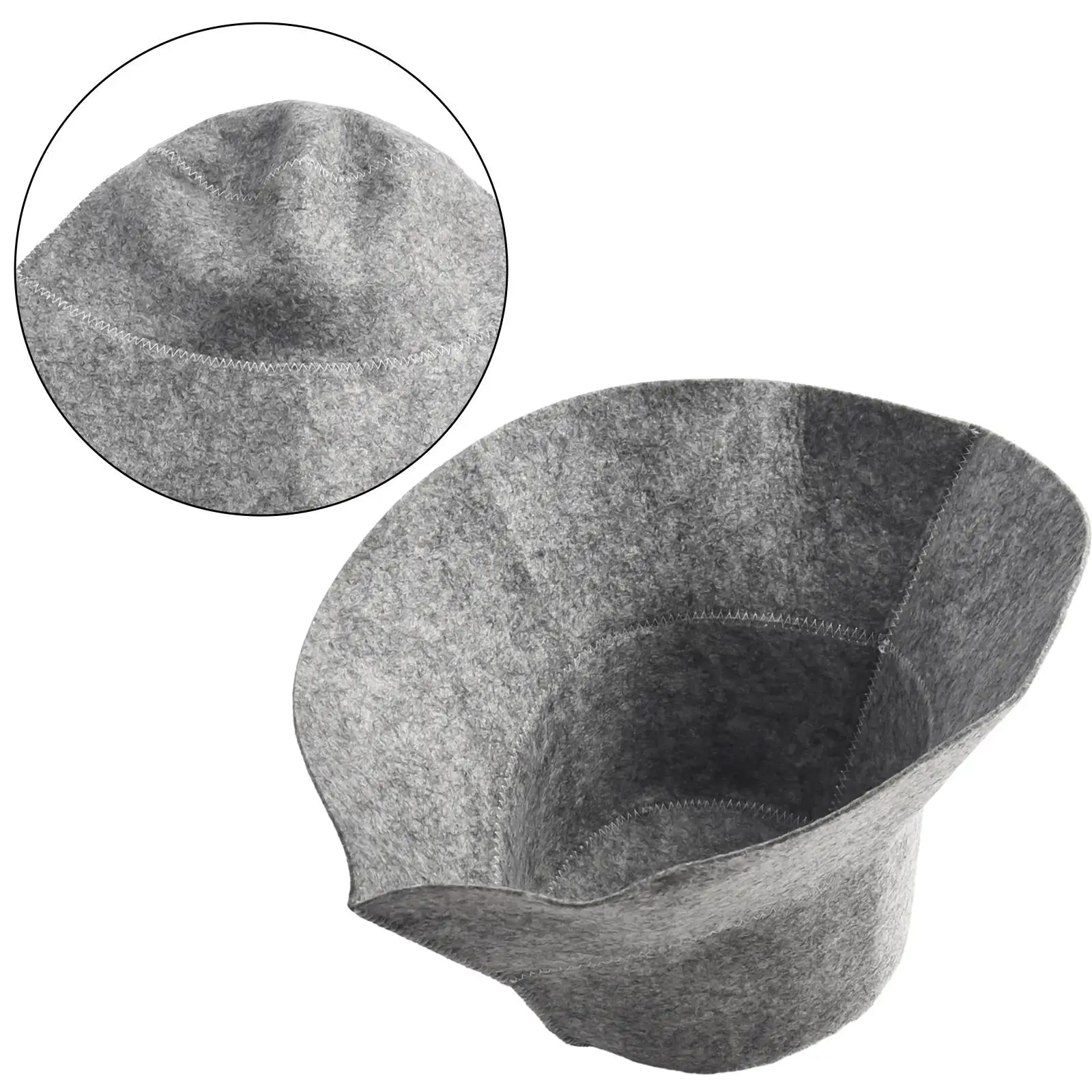 

Практичная высококачественная абсолютно новая фетровая шапочка для купания, платок, шапка для сауны, анти-тепловая русская шапка для ванной дома