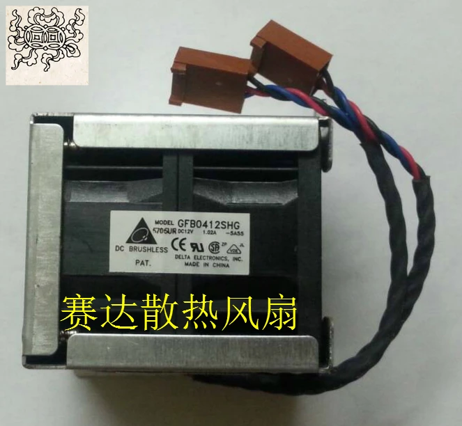 

Jinlingge для Delta 4048 GFB0412SHG-5A55 12 В 1,02 А двойной разъем 6 линий проводной охлаждающий вентилятор