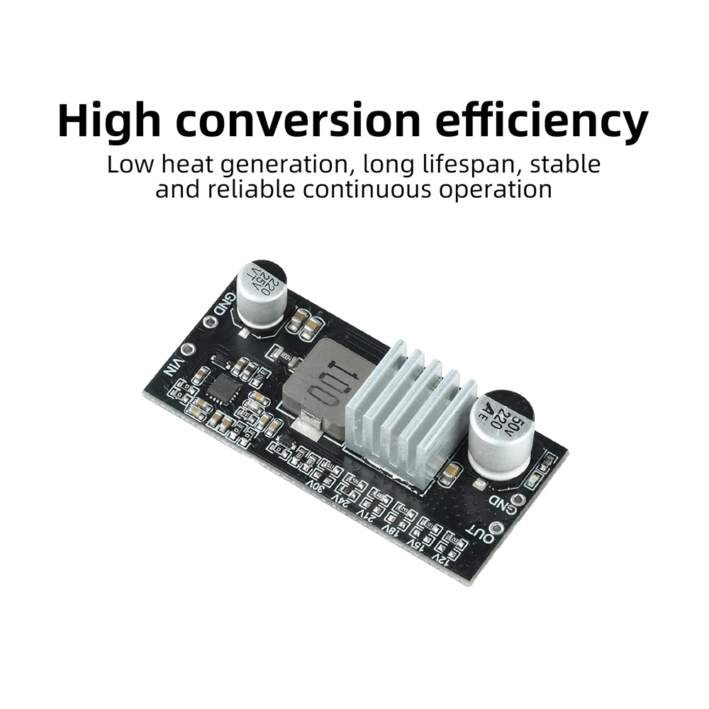 DC-DC 9-12V auf 15V/18V/21V/24V/30V 2A Abwärtswandler-Platine Step-Up-Modul Einstellbare Spannungsversorgung – Detail 5