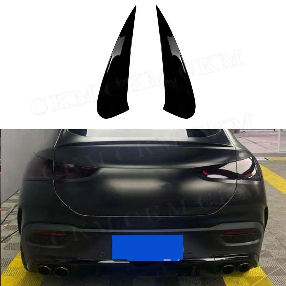 

ABS Gloss Black Rear Bumper Lip Splitters Flaps Apron for Mercedes Benz GLE Class C167 GLE53 AMG Coupe 2020+