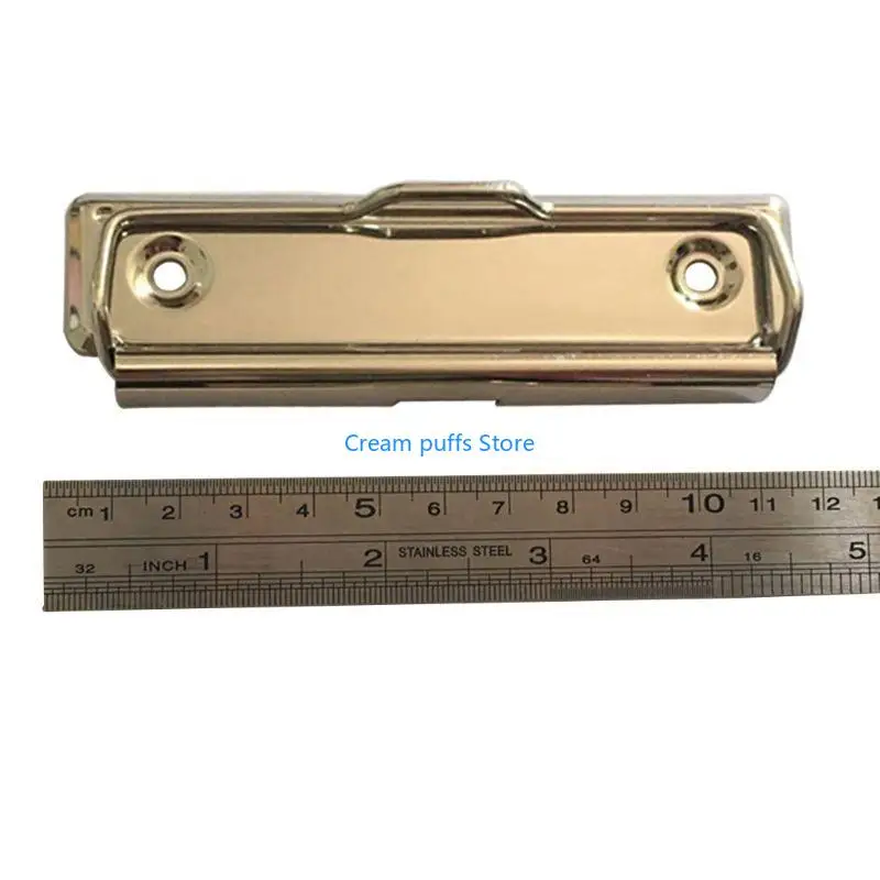 50LE Clipboard Clips with Spring Loading Clipboards Hardware Mountable Document File Clamps with Hanging Hole