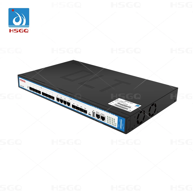 HSGQ-G08R 8 Ports 10GE Gpon Fiber 10G Line Type C Olt SFP+ Uplink Gepon FTTR Optic Network Terminal GPON OLT