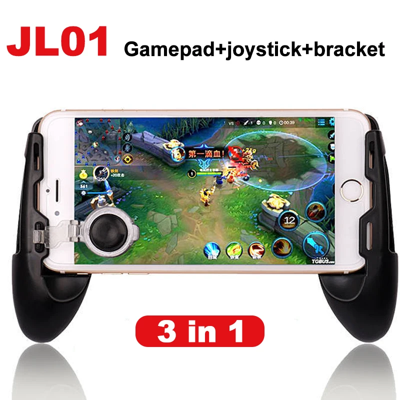 

JL01 Universal Gaming Joystick Gamepad Trigger For Pubg Mobile Fire Button Aim Shooter Game Controller Handle for IPhone Android