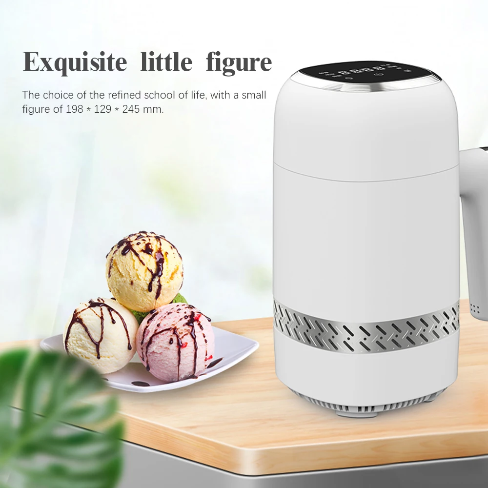 220V DIY Ice Cream Maker MilkshakeIntelligent Touch Panel Multi Ice Cream Machine Yogurt Machine Milk Shake Machine 300ML