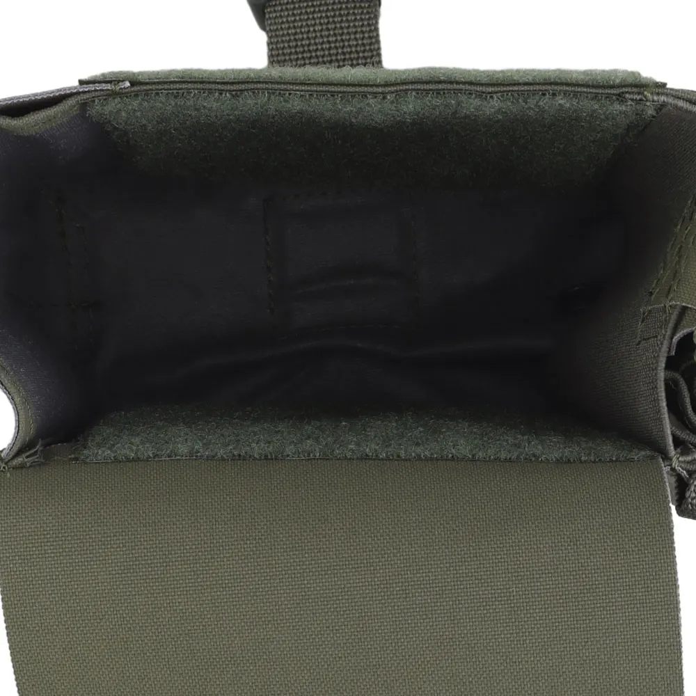 OPHIDIANTAC 나일론 대형 다기능 서브 파우치 매직 테이프 몰리 스트랩 포함 MOLLE 장비용