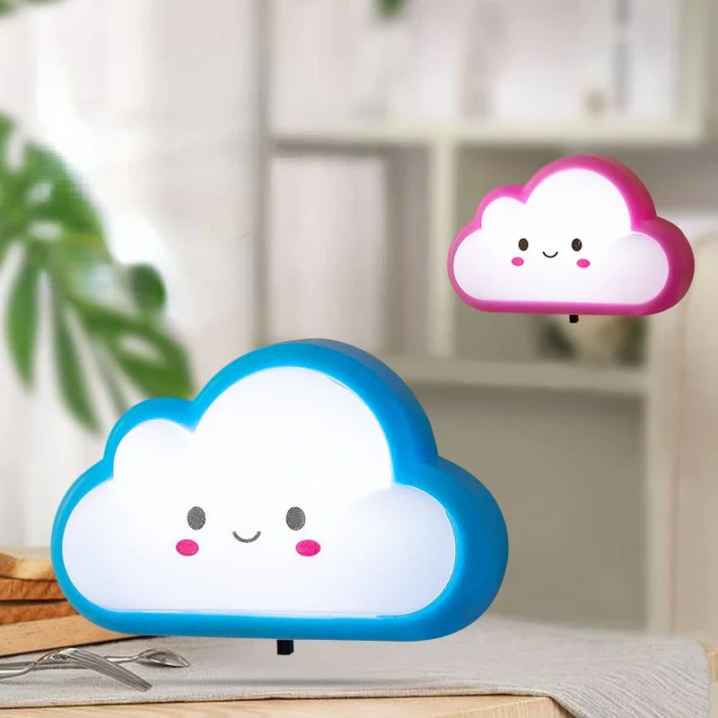 

USB Blue Cloud Bedroom Home Decoration Night Lights Creative New Small Night Light Cloud Switch LED Small Night Light