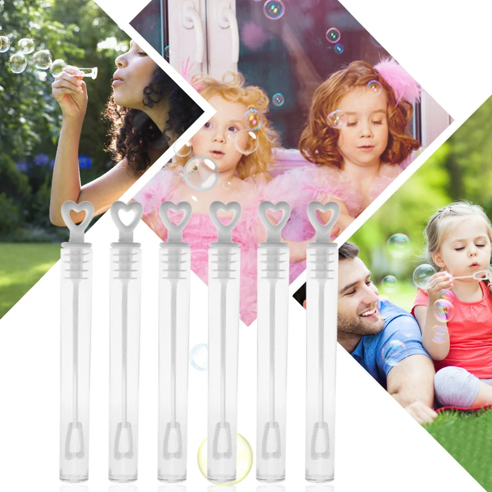 100pcs Empty Bubble Soap Maker Bottle Creative Design Bubble Maker Party Essentials Bubble Making Devices for Anniversaries