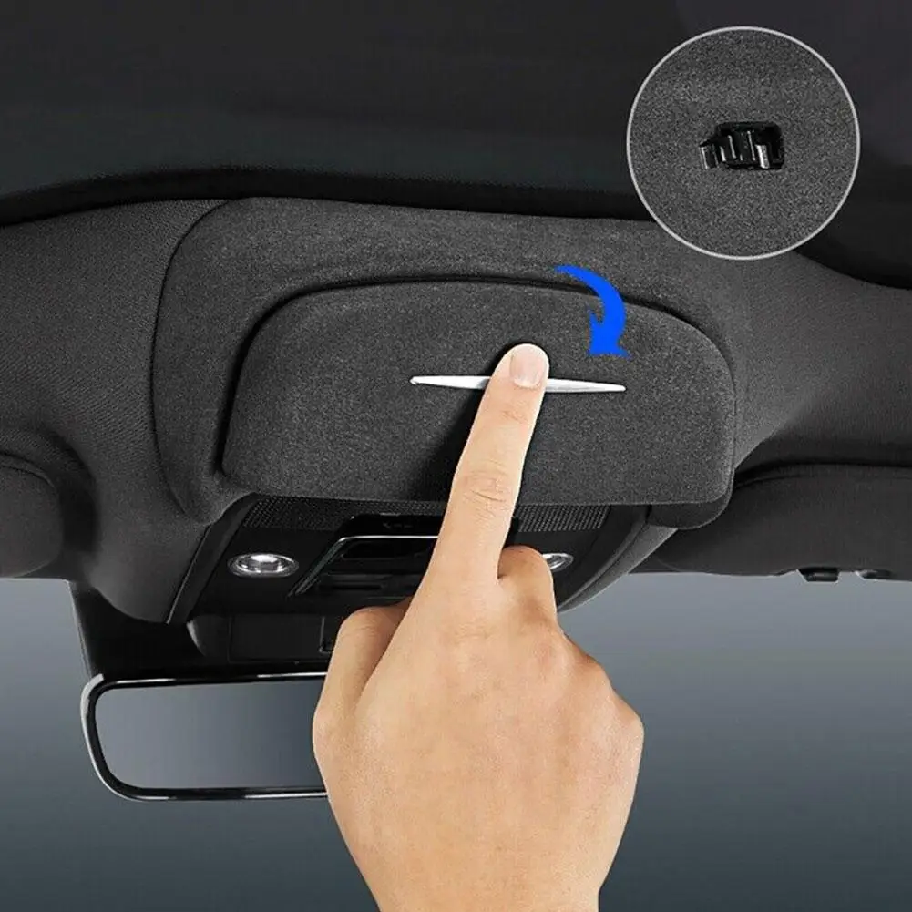 

Car Glasses Case for BYD Seal Sunglasses Storage Box ABS / Suede Ceiling Glasses Holder Organizer Auto Interior Accessories S1G7