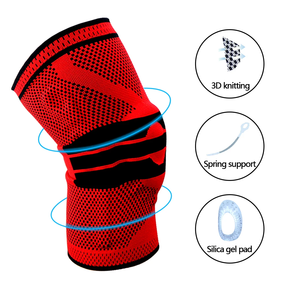 Knee Brace Support Pads Knee Compression Sleeve for Running Meniscus Tear Arthritis Joint Pain Relief Men Women